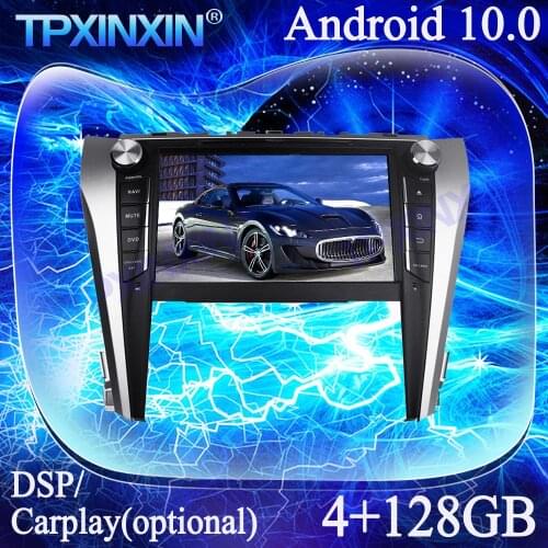 Android 10.0 IPS Carplay PX6 DSP 4G+128G For Toyota Camry 2015-2017 MultimediaTape Recorder GPS Navi Stereo Auto Radio Head Unit