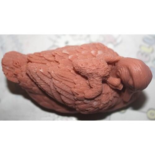 C263 The duck Art Silicone Soap mold Craft Molds DIY Handmade soap molds