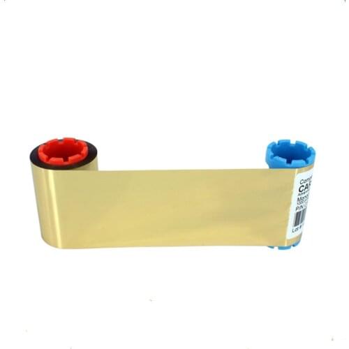 CS-200e gold printer Ribbon 1000 Images for hiti CS200 CS200e CS220 card printers without chip