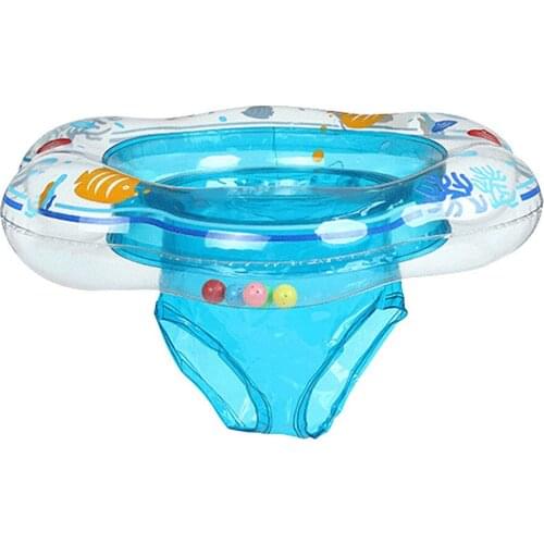 Kids Baby Swimming Ring Durable Inflatable Float Swimming Pool Ring Double Leak-Proof Safety Water Toy Swimming Pool Accessories