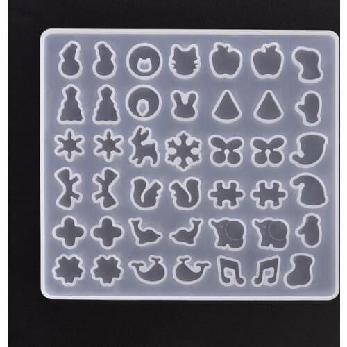 Animals Shape Silicone Mold For DIY Epoxy Resin Cabochons Stickers Resin Jewelry Making Ctystal Jewelry Accessories Tools