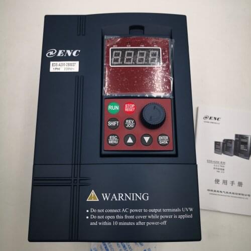 VFD Inverter VFD 3.7KW Eds-A200-2S0037 YiNeng Inverter For 220V Single-phase Motor
