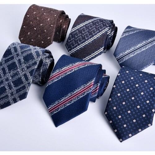 Mens Suits And Ties Hidden Blue Stripes Professional Business Male Groom Wedding Jacquard Summer New Spot