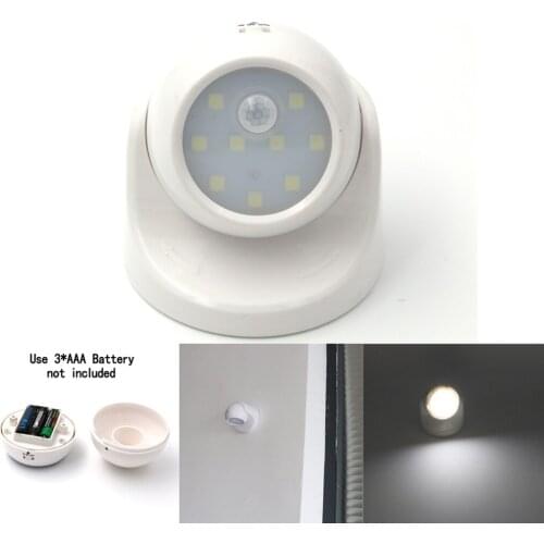 LightInBox On Sale 9LEDs NightLight Infrared Induction Lamp Motion Sensor Night Light for Bedroom