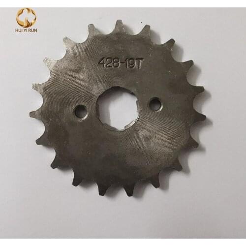Front Engine Sprocket 428# 19Teeth 20mm For 428 Chain With Plate Locker Motorcycle Dirt Bike PitBike ATV Quad Parts