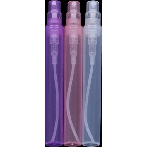 Empty 5ml mini plastic spray perfume bottle small promotion perfume atomizer