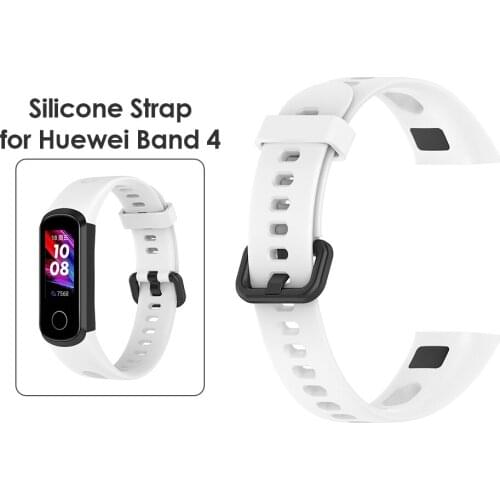Adjustable Watch Strap Sports Smart Watch Replacement Bracelet Strap Wristband Belt for Huawei Honor Band 5i Band 4 One Size