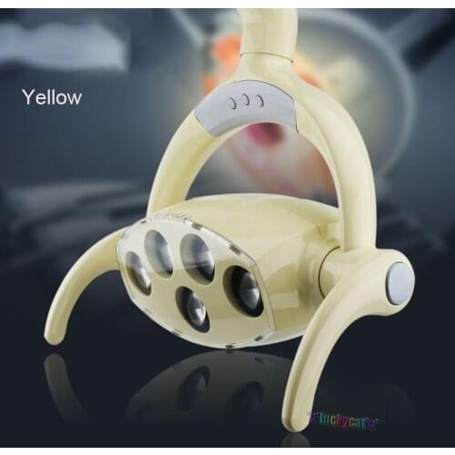 High Quality 5LEDs Dental Oral Lamp with Sensor LED Light Lamp color temperature adjustable Dental surgery lamp unshaded