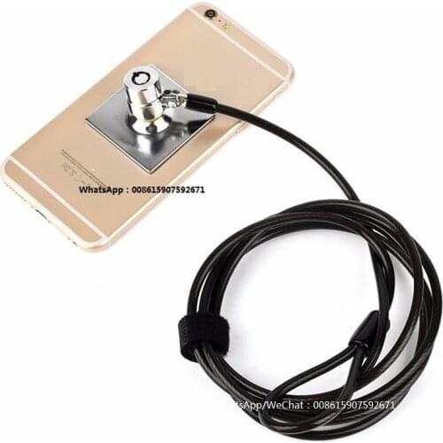 10 Pcs Universal Tablet Anti-Theft Security Lock Cable For PAD Cell Phone
