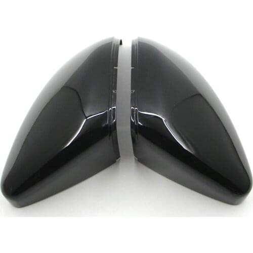 Ventas para VW Golf 7 MK7 RLINE Golf brigadas viaje espejo luz negro shell espejo retrovisor espejo shell