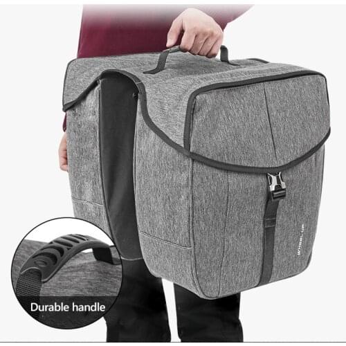 Large Capacity Mountain Bike Rack Bag Waterproof Bicycle Carry Luggage Bag Outdoor Long-Distance Riding Equipment XA118TQ