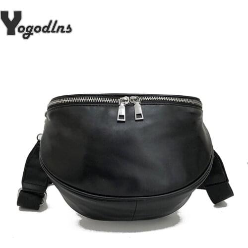 Women PU Leather Black Purse Fashion Simple Bag Casual Shoulder Packbag For Women Sports Hiking Crossbody