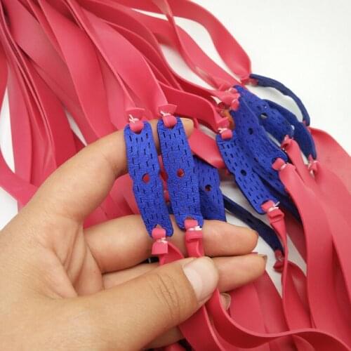100 Pcs Hot Slingshot Rubber Band Flat Rubber Slingshot Rubber Band Ejection Natural Latex For Tactical Slingshot Hunting 10 Pcs
