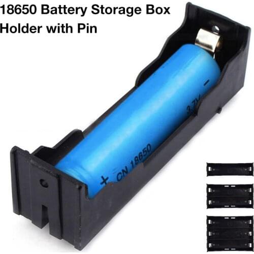 18650 Battery Box 3.7V Lithium Battery Box with Pin Type 1 / 2 / 3 Battery Holder PCB Storage Case