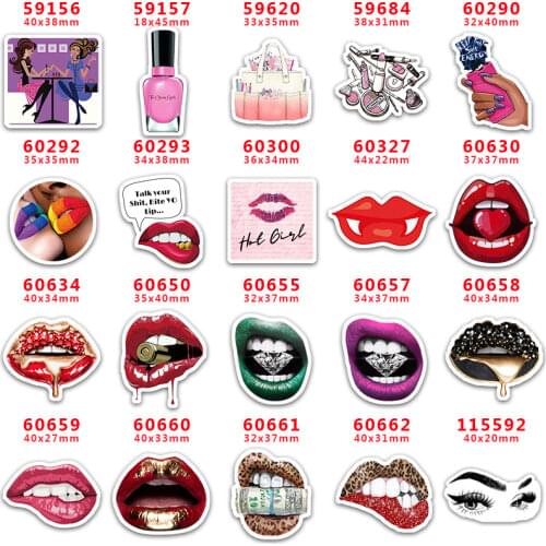 30pcs/lot Cosmetics Resins Printed Planar Resin for Hair Bows Planar Resin PR59156