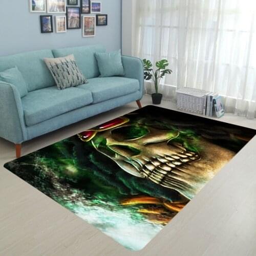 New many paragraph Skull Print 3D Carpets for Living Room Bedroom Area Rug Bathroom Floor Door mat Home Decor large Soft Carpet