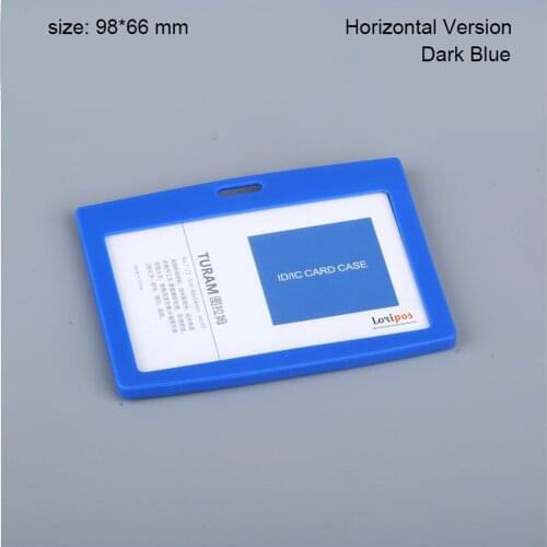 Pp Id Card Case Business Card Sign Holder School Company Employee Badge 86*54mm