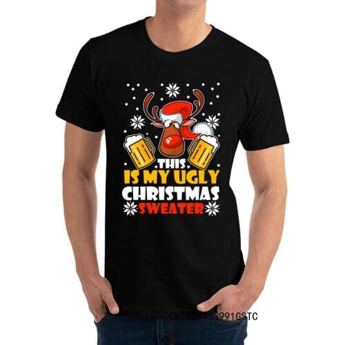 Mens Fashionable Casual Tees Crew Neck NEW YEAR DAY Pure Cotton T Shirts Custom Short Sleeve Leisure T-Shirt Top Quality