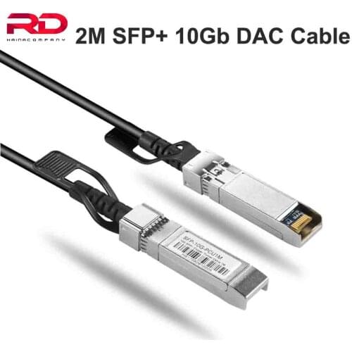 2M SFP+ 10Gb DAC Cable SFP Module 10G Passive Direct Attach Copper Twinax SFP Cable Compatible For Cisco huawei HP TP link Dell