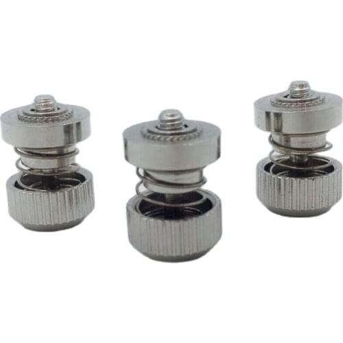 PFS32 PFS31 Stainless Steel M3 M4 M5 Panel Fastener Knurled Pressure Combination Captive Spring Screw For Cabinet board