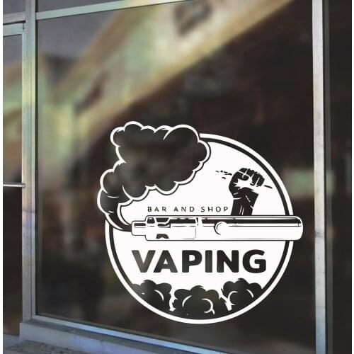 Cute electronic cigarette Environmental Protection Vinyl Stickers For Kids Room Living Room Home Decor Decoration Accessories