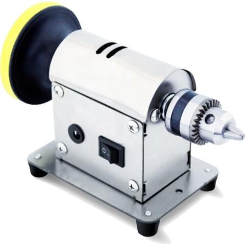 Multifunctional Jewelry Rock Mill Polishing Machine Jewelry Grinder Buffer Benchtop Polisher with 20pc Sandpaper