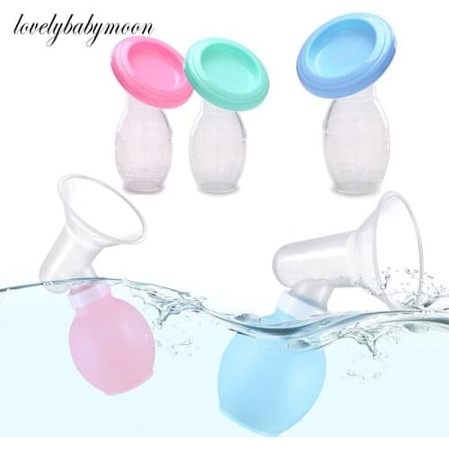 Breast Pump Baby Feeding Manual Breast Pump Partner Breast Collector Automatic Correction Breast Milk Silicone Pumps PP BPA Free