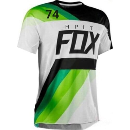 Mens downhill jersey hpit fox mountain bike mtb shirts offroad dh motorcycle motocross sportwear bicycle racing cycling bike