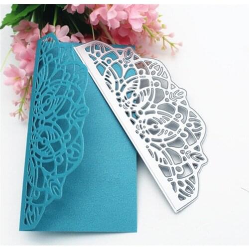 2020 new hot Diy Envelope Lace Metal Cutting Dies Diy Scrapbooking Photo Album Decorative Embossing Paper Card Craft