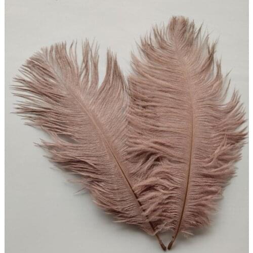 Wholesale 10pcs Beautiful Rubber Red High Quality 6-8 inches/15-20cm Ostrich Feather For Wedding Decoration Handmade
