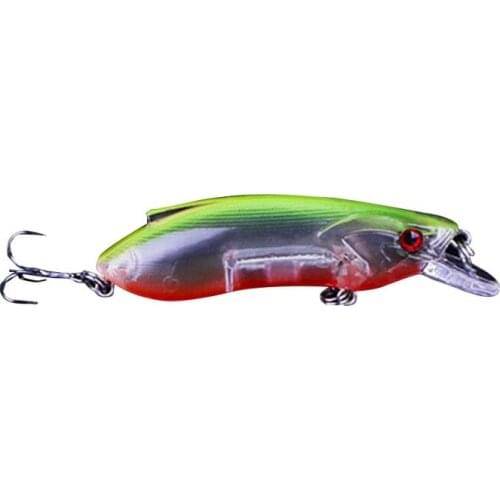 1Pcs Floating Minnow Fishing Lure 8cm 14g Artificial Hard Bait Wobblers Bass Lures Crankbait Pike Treble Hooks Pesca Tackle