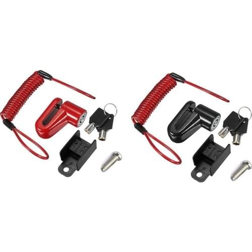 Portable Electric Skateboard Lock Disc Brakes Wheels Lock For Xiaomi Mijia M365 Scooter Skate Board Anti-Theft Metal Steel Wire