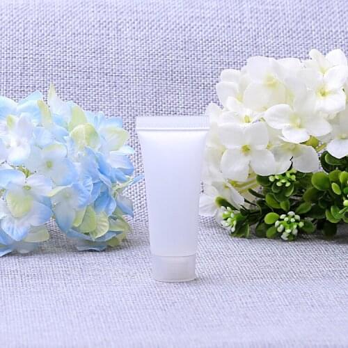 30pcs/lot 5ml 10ml 15ml 30ml Empty Transparent Soft Tube Makeup Cosmetic Cream Lotion Travel Case Facial Cleanser Container