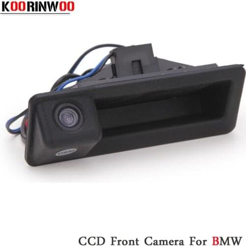 Koorinwoo Parking Car Trunk Handle CCD HD Reverse Rearview Camera for BMW E60 E61 E70 E71 E72 E82 E88 E84 E90 E91 E92 E93 X5 X6