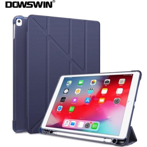 Case For iPad 10.2 2020 2019, Smart Cover For iPad 8th 7th Generation Case with Pencil Holder