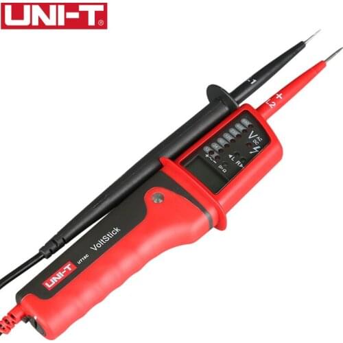 UNI-T UT15B/UT15C Voltage Testers; AC/DC Voltage Test, Phase Rotation Test/Single Lead (L2) Voltage Detection Waterproof Type