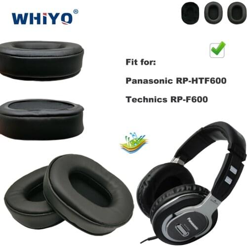 Replacement Ear Pads for Panasonic RP-HTF600 Technics RP-F600 Headset Parts Leather Cushion Velvet Earmuff Earphone Sleeve Cover