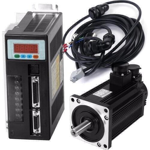 0.73kw 90ST-M03520 Servo motor and driver set 3.5N.M 730W 2000RPM 90ST-M03520 AC Servo Motor + Matched Servo Driver