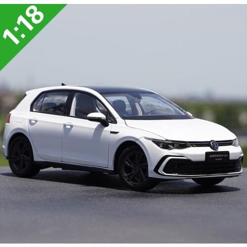 1:18 High Meticulous VW Golf 8TH Alloy Car Static Metal Model Vehicles With Original Box