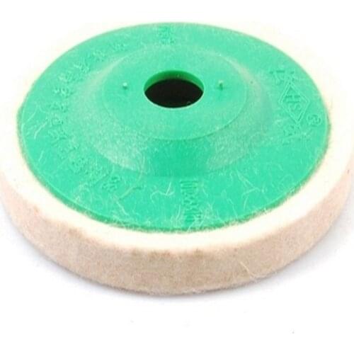 4 Inch 100mm Wool Round Polishing Pads Buffing Angle Grinder Wheel Felt Disc Pad Set Buffer Tools For Grinding Wheels Polisher
