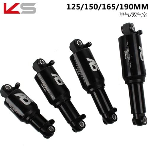 KS A5 Air Pressure Rear Shock 125 150 165 190mm Mountain Bike Shock Absorber Folding Bike Rear Tank