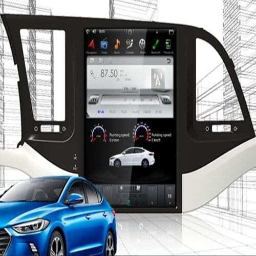 Android9.0 7.1 Tesla style 10.4 inch Car No DVD Player GPS Navigation For Hyundai ELANTRA 2016 2017 2018 radio stereo multimedia