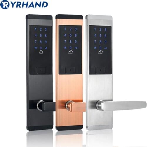 Security Electronic Digtial Lock, Keyless digital Safe Lock Door Smart Card Keypad Password Pin Code Door Lock for Smart Home
