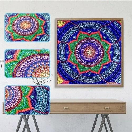 EverShine 5D Special Shape Flowers Diamond Embroidery Picture Rhinestones Diamond Painting Mandala Diamond Mosaic Cross Stitch
