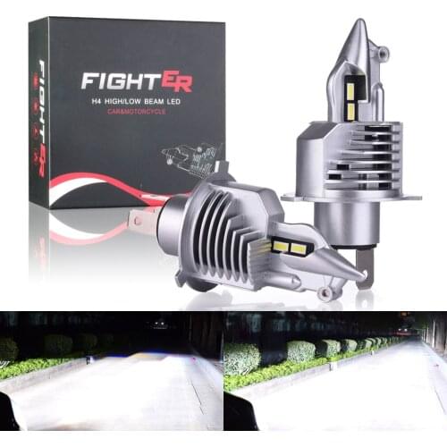 GZKAFOLEE Fit For 99% Vehicles Mini Led H4 Bulb Car Headlamp H4 LED Bulb 12000LM 12V 24V 6500K 70W Led Headlight 2 Year Warranty