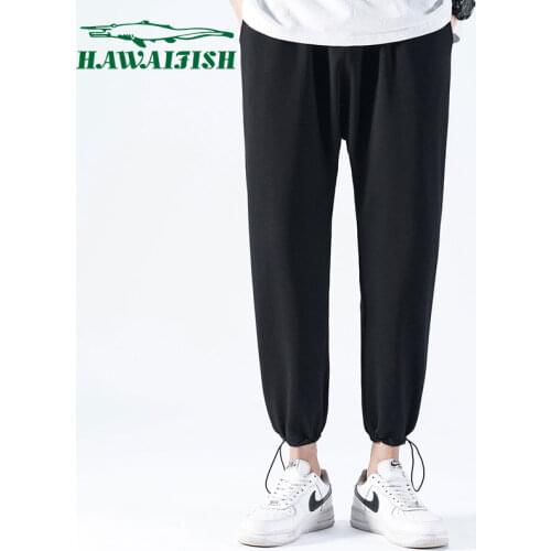 Hawaifish brand jogger pants Summer Spring Solid Color men Sweatpants comfortable Fitness Sportswear Track Pant Plus Size