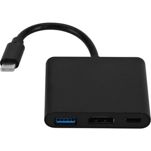 Type C USB to USB-C 4K HDMI USB Adapter Cable 3 in 1 Hub for PC Laptop HOT SALE