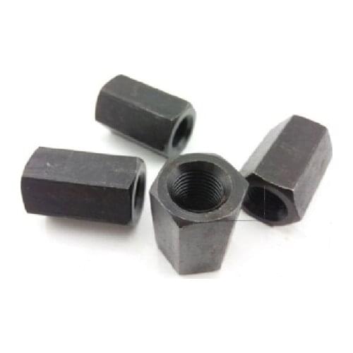 M10 M12 M14 M18 DIN508 Black Oxide Finish Grade 45# Steel Longer nut Joint with pressing plate nut