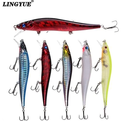 New Arrival 1Pcs Hard Minnow Fishing Lures Artificial Make 11.5cm/14.5g 5 Colors Hard Baits Quality Professional Fake Fish bait
