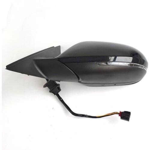 New 7 Pins Power Heated& Adjustable Glass LED Turn Signal Side View Mirror For Audi A6 C6 09-2012